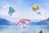 The Lake Trio of Legendary Pokemon remain region locked (Image via Niantic)
